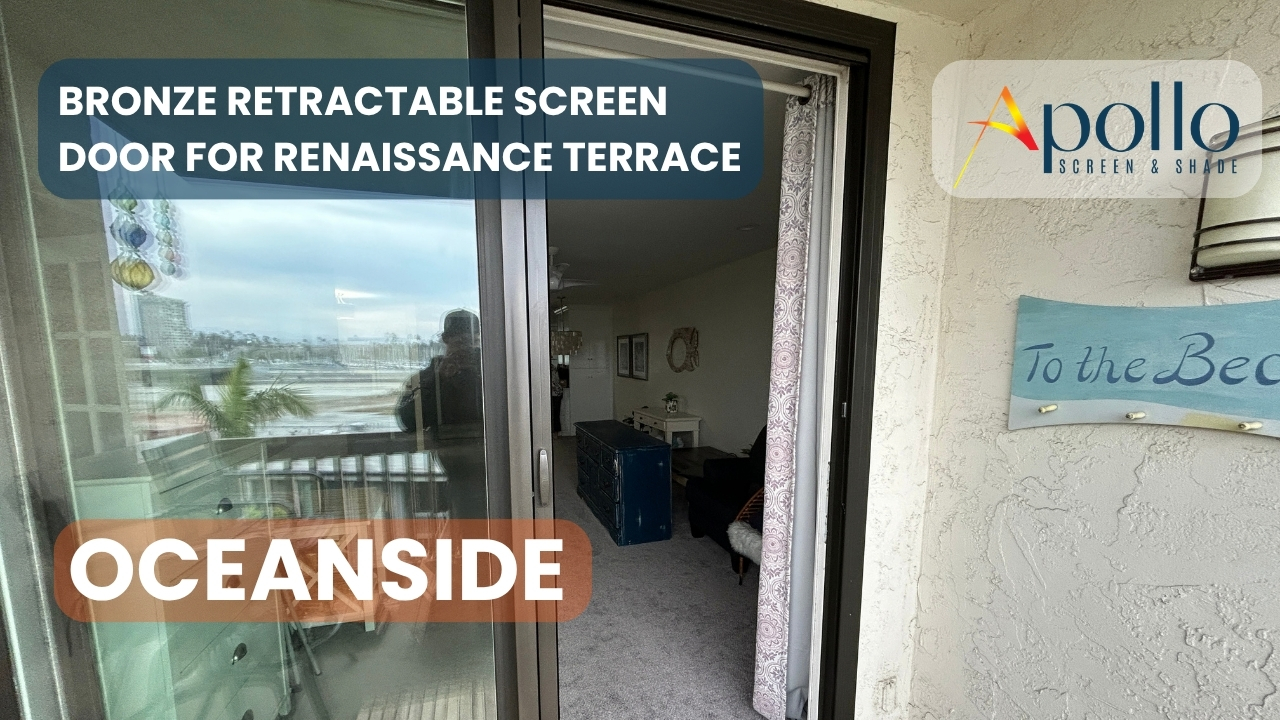 Bronze Retractable Screen Door for Renaissance Terrace- Oceanside, CA (1).jpg